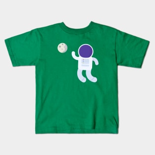 Astronaut and Moon T-Shirt Kids T-Shirt